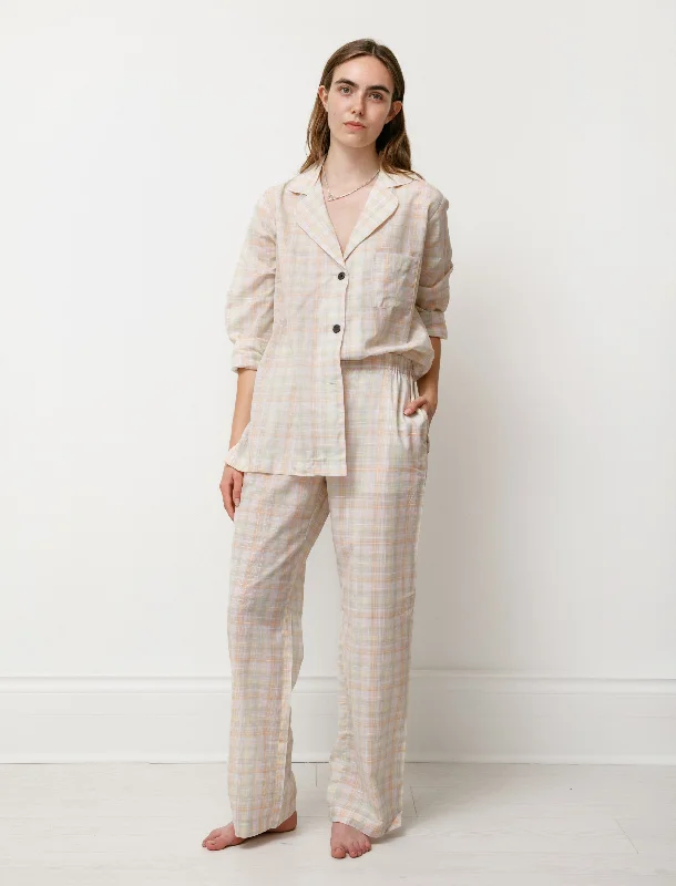 Women's Pyjama Set Primavera Plaid