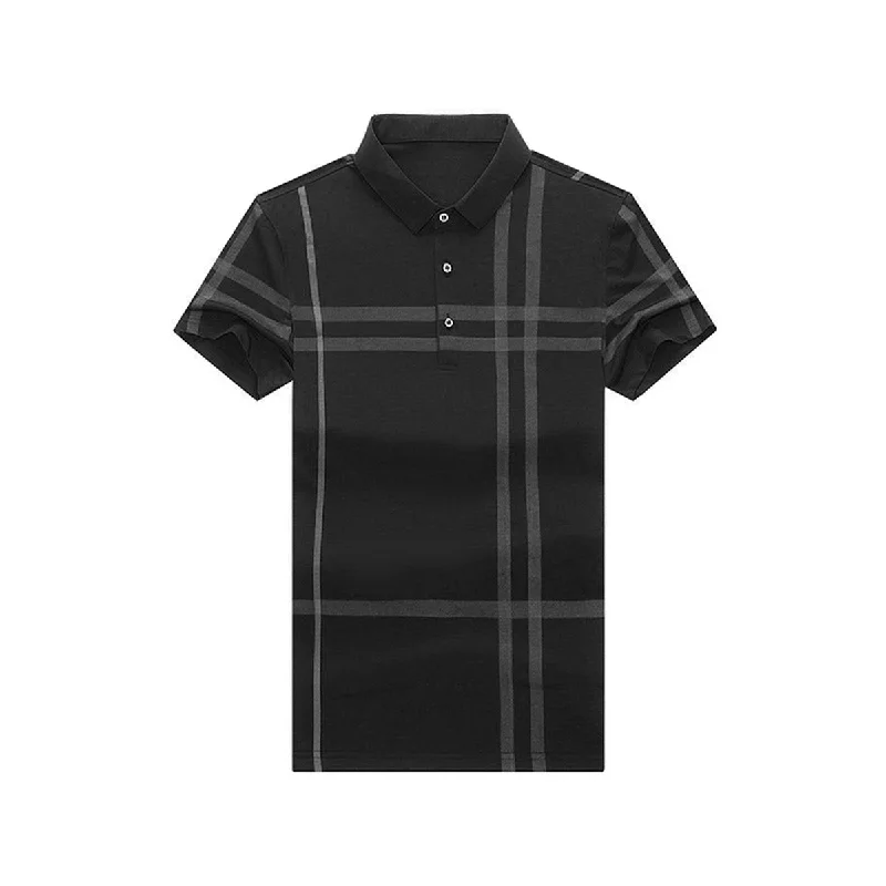 Summer Striped Polo Shirt