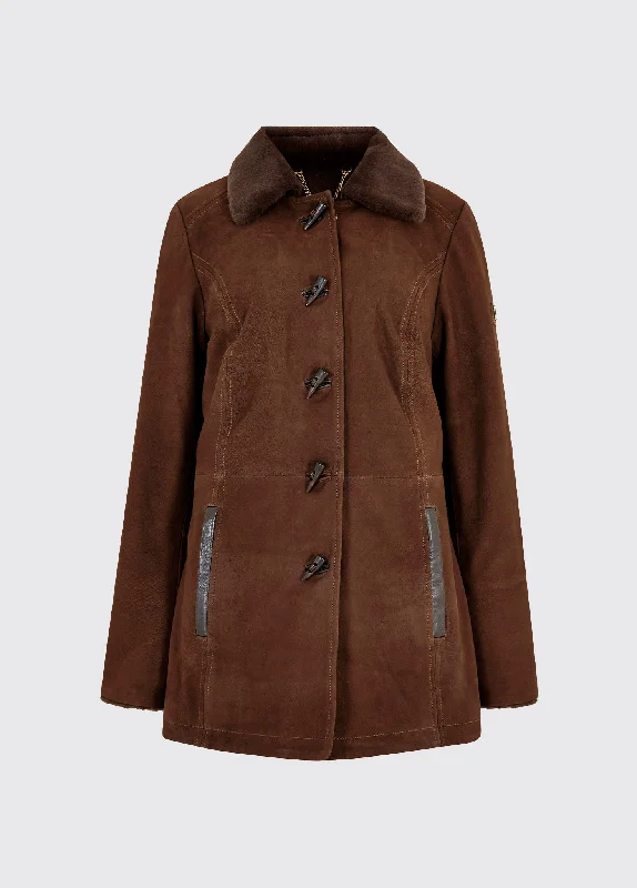 Clarke Lederjacke - Walnut