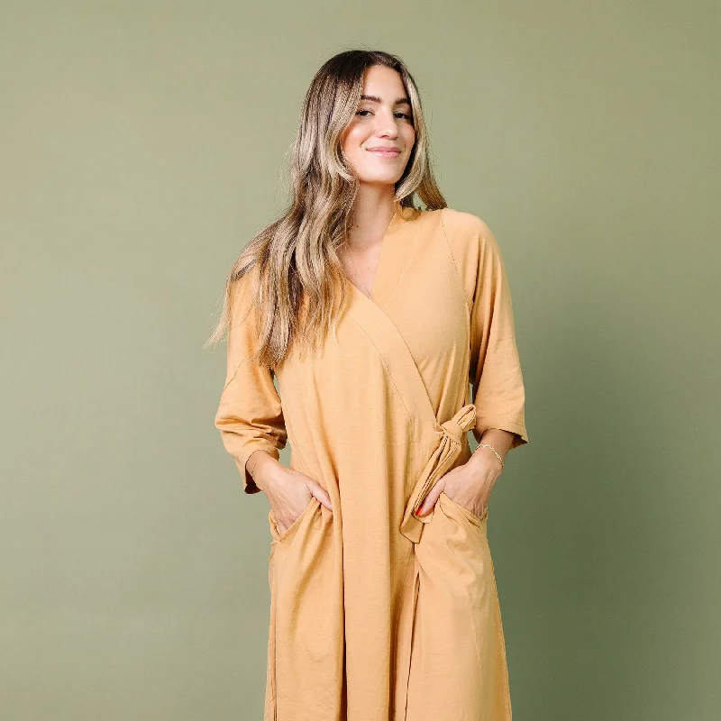 Women's Everyday Robe - Dune Soft Silk Robe