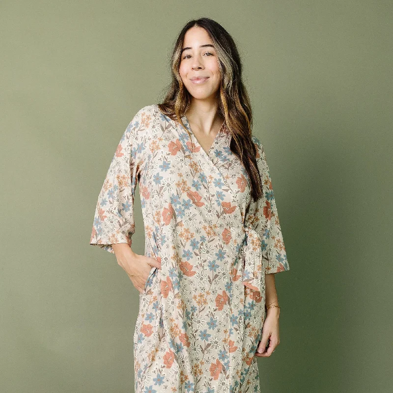 Women's Everyday Robe - Eden Soft Cotton Gown