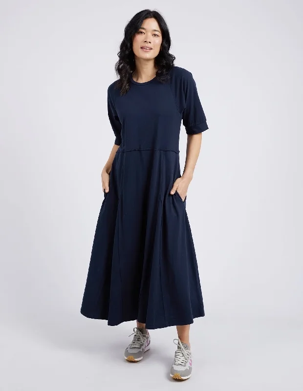 Elm York Midi Dress - Navy