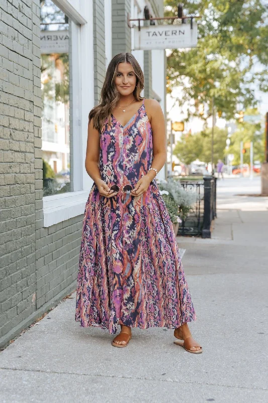 Free People Multi Print Everything And More Maxi Dress