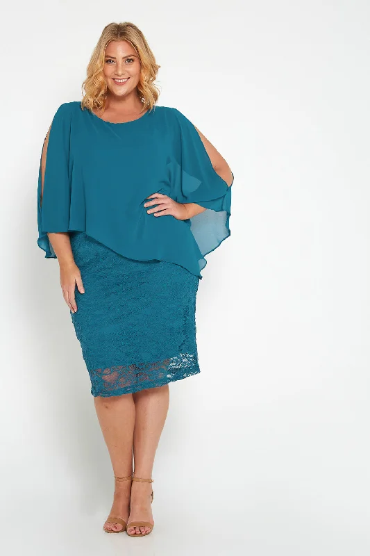 Abigail Dress - Teal