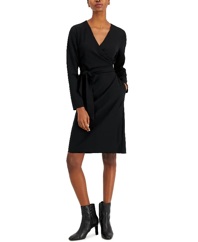 Alfani Petite Belted Wrap Dress