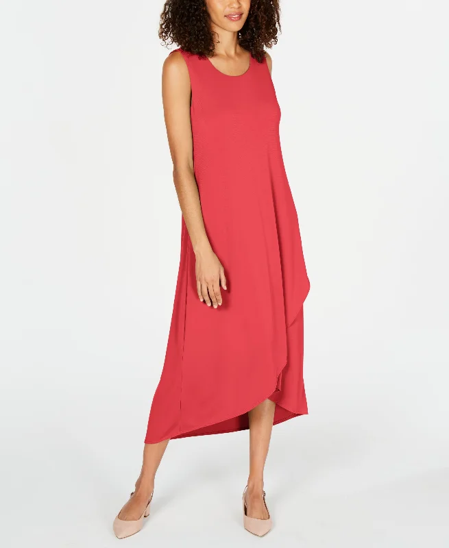 Alfani Petite Solid Tulip Hem Dress