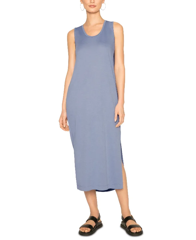 B New York Side Slit Sleeveless Dress