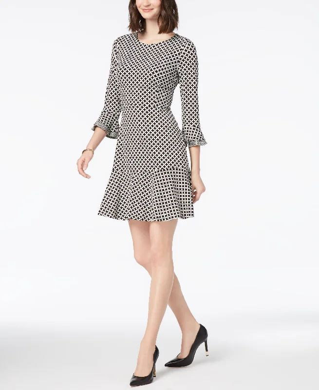 Charter Club Petite Flounced A Line Dress