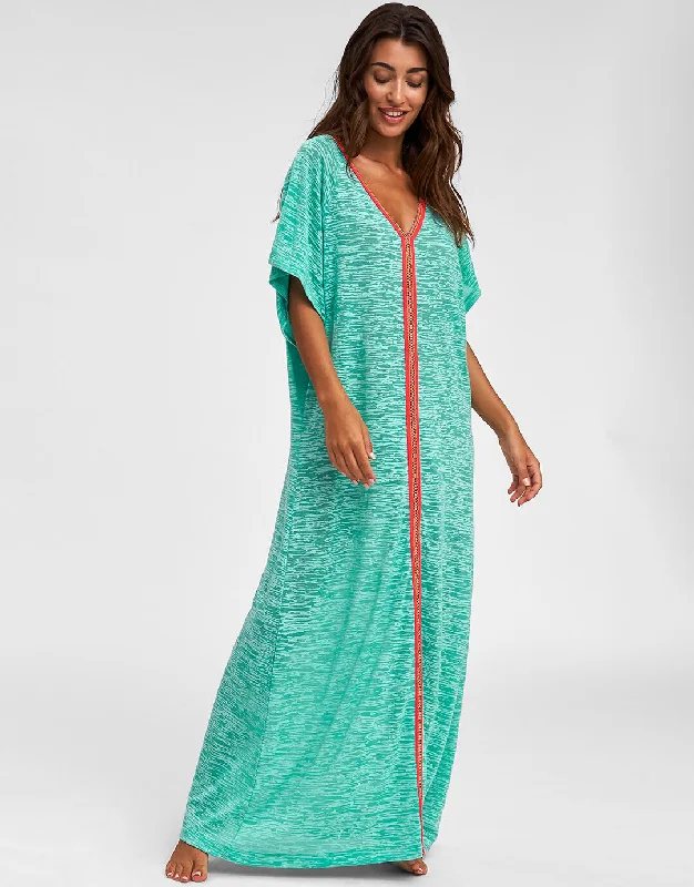 Inca Abaya Dress - Mint