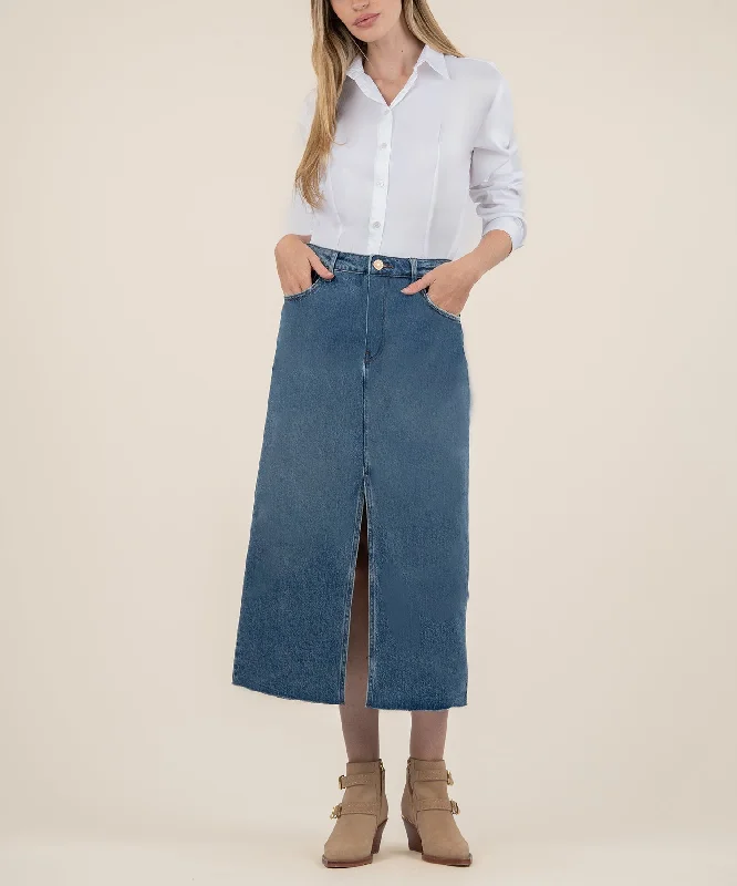 Jen Denim Skirt - Empowering