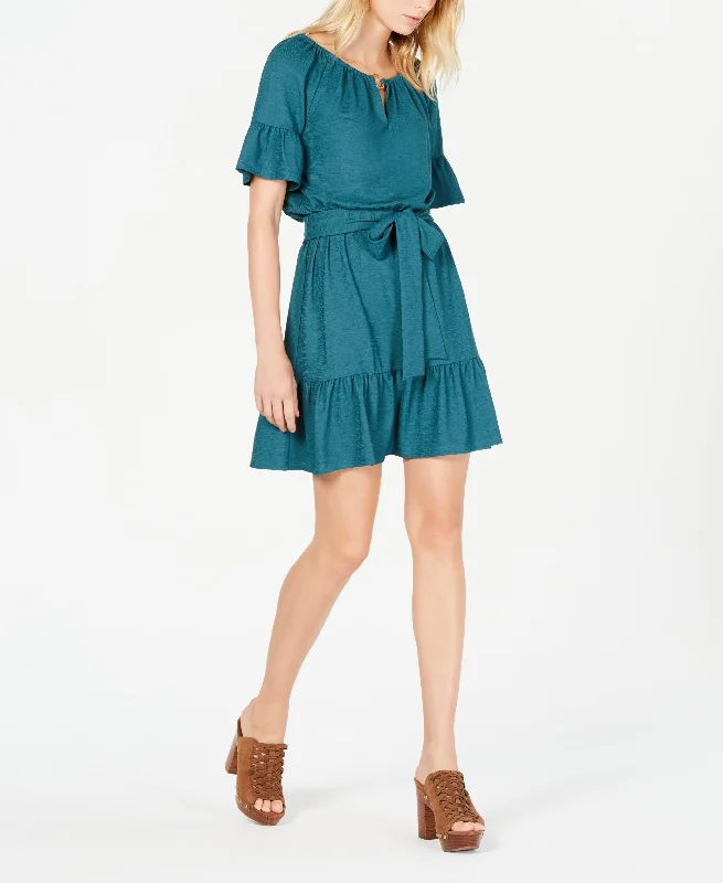 Michael Michael Kors Ruffled Peasant Dress Sizes