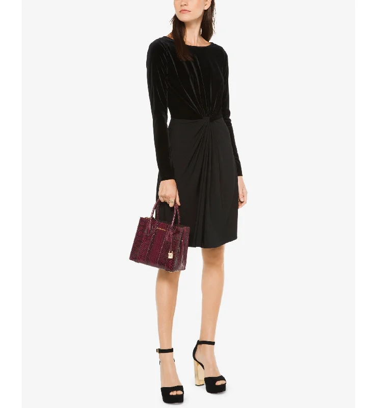 Michael Michael Kors Velvet Twist Front Dress