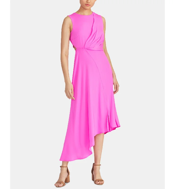 Noemie Draped Asymmetrical Dress