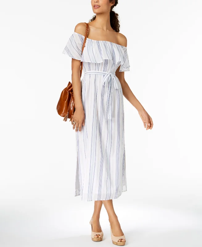 Style & Co Cotton Off The Shoulder Dress