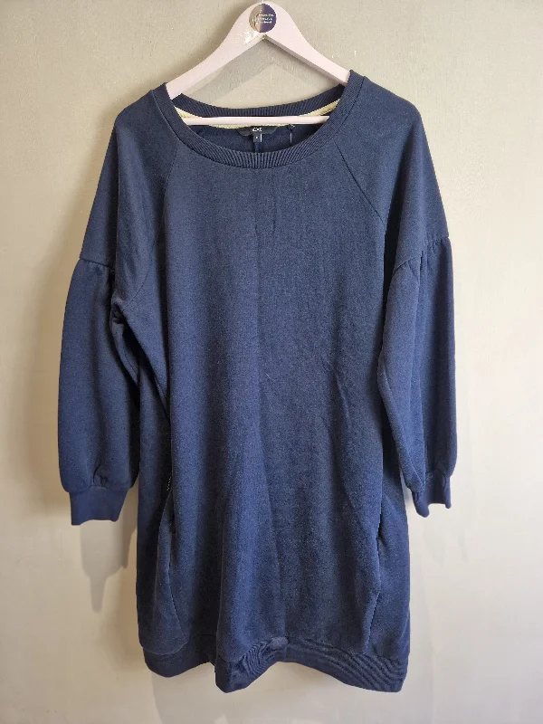 Next navy sweatshirt dress - new - size 16