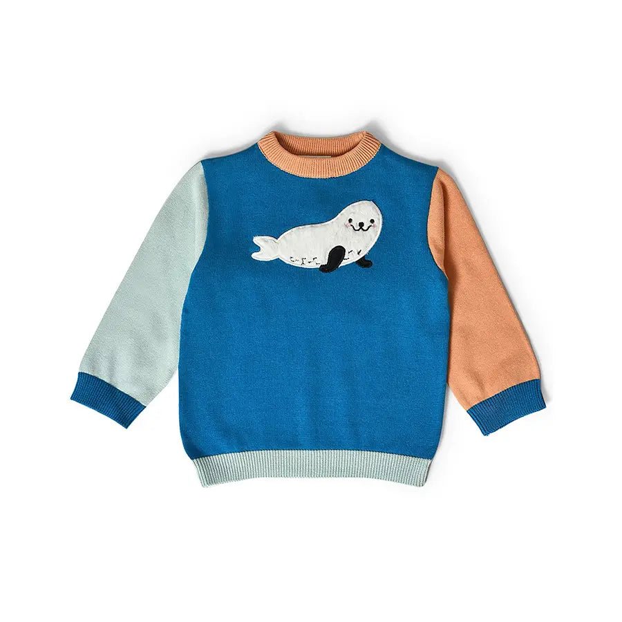 Frosty'z Unisex Seal Knitted Sweater