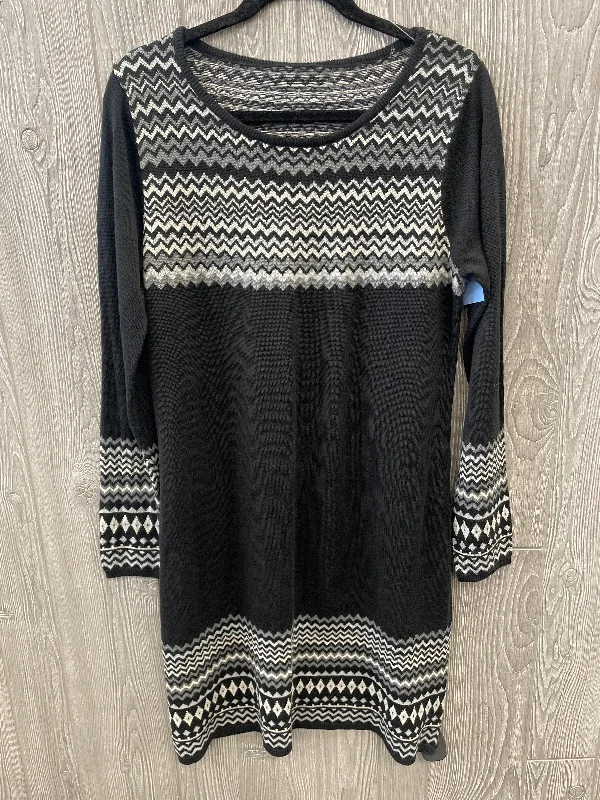 Dress Sweater By Clothes Mentor In Black, Size: Xl