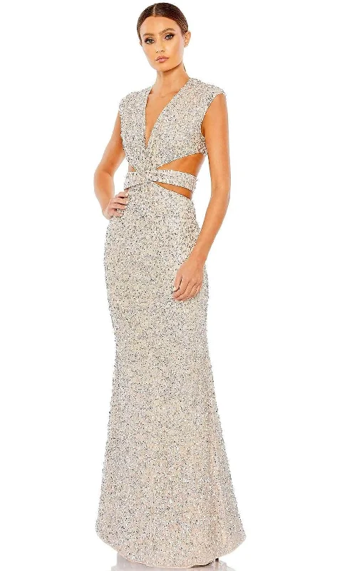 Mac Duggal 10919 - Sleeveless Sequined Long Dress