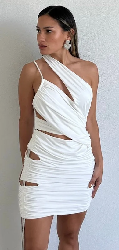 Take Me Anywhere White Bodycon Dress